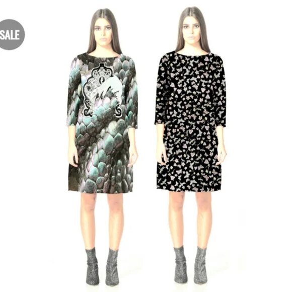 Animapop | A-Line Reversible Dress - Picture 1 of 9